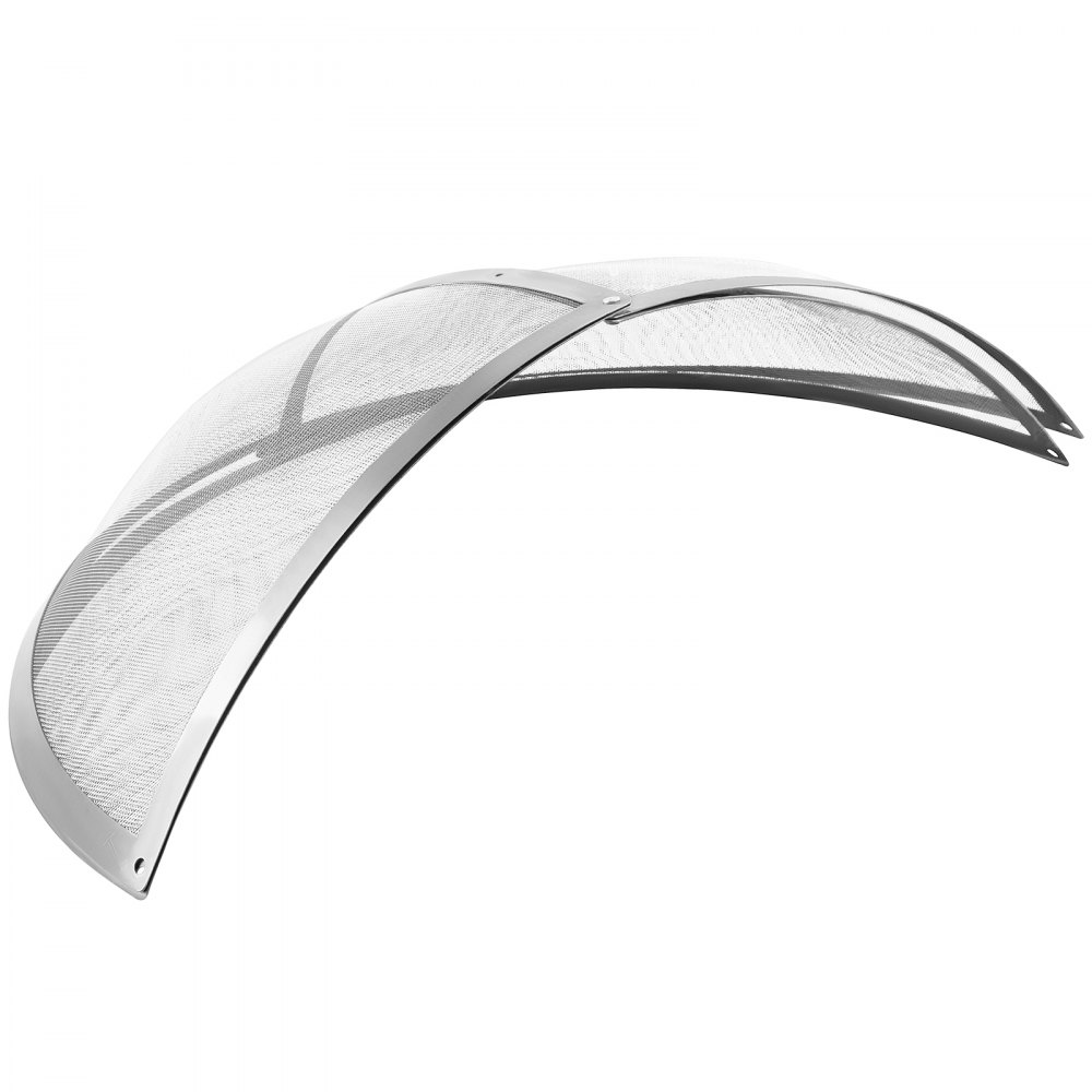 VEVOR Fire Pit Spark Screen, 30-inch Diameter Spark Screen Cover, Stainless Steel Firepit Mesh Screen, Round Spark Screen with Handle, Mesh Design Spark Guard Perfect for Patio Fire Pit