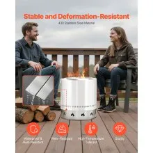 Fire Pit Stand for Solo Stove Bonfire 19.5 Inch Smokeless Fire Pit Ring
