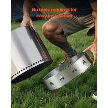 Fire Pit Stand for Solo Stove Bonfire 19.5 Inch Smokeless Fire Pit Ring