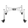 VEVOR Fire Pit Stand, 38-68.6 cm Adjustable Stretch with 4 Casters, Firepit Stand for Solo Stove Bonfire Ranger Yukon & Other Outside Firepit, Stainless Steel Camping Fire Pit Accessory for Fireplace