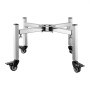VEVOR Fire Pit Stand, 38-68.6 cm Adjustable Stretch with 4 Casters, Firepit Stand for Solo Stove Bonfire Ranger Yukon & Other Outside Firepit, Stainless Steel Camping Fire Pit Accessory for Fireplace