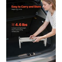 Fire Pit Stand 15-27 Inch Adjustable with 4 Casters for Solo Stove Bonfire