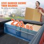 VEVOR Cargo Bar, Truck Bed Bar Adjustable from 1016 -1854 mm, Heavy-duty Steel Cargo Stabilizer Bar with 220 lbs Capacity, Truck Load Bar Stop Sliding for Pickup Truck Bed, SUV, Minitruck