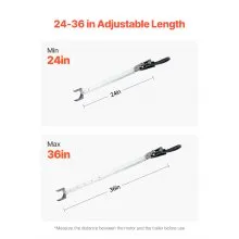 Adjustable Transom Saver 24-36 in Boat Transom Saver with Composite Head