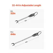 Adjustable Transom Saver 32-44 in Boat Transom Saver with Heavy-Duty Head