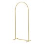 VEVOR Wedding Arch Backdrop Stand, 7.2FT & 6FT, Set of 2 Stand with Case Connection & Chassis Crossbar Design, Easy-to-Assemble Gold Stand with Premium Metal, Fit for Birthday, Celebration, Holiday