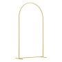 VEVOR Wedding Arch Backdrop Stand, 7.2FT & 6FT, Set of 2 Stand with Case Connection & Chassis Crossbar Design, Easy-to-Assemble Gold Stand with Premium Metal, Fit for Birthday, Celebration, Holiday