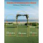 VEVOR Metal Arch Backdrop Stand Set of 3 Stand with Case Connection for Wedding