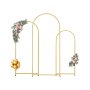 VEVOR Metal Arch Backdrop Stand Set of 3 Stand with Case Connection for Wedding