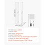 VEVOR Wedding Flower Stand, 10PCS 31.5-inch Column Flower Stand, Floral Stands with Acrylic Laminate, Cylindrical Cubic Floral Display Rack for Wedding, Party, Birthday, Home, Centerpiece Stands