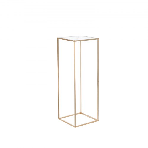 Lot de 2 supports à fleurs de mariage de 80 cm de haut, avec stratifié acrylique, pour vases géométriques, pour centre de table, pour événements, réceptions, décoration de fête, maison | CA Lot de 2 supports à fleurs de mariage de 80 cm de haut, avec stratifié acrylique, pour vases géométriques, pour centre de table, pour événements, réceptions, décoration de fête, maison | CA