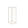 gold VEVOR wedding flower stand with square frame design and minimalist style.