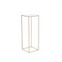 VEVOR wedding flower stand with a minimalist gold frame and square base, perfect for wedding decor.
