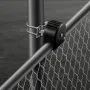 VEVOR Sliding Gate Kit, Rolling Gate Hardware Kit w/ U-Shaped Wheel Groove for Cantilever Sliding Gates and Rolling Door, Sliding Gate Rollers 4 Track Wheels w/ Cover, Heavy Duty Sliding Roller,Black