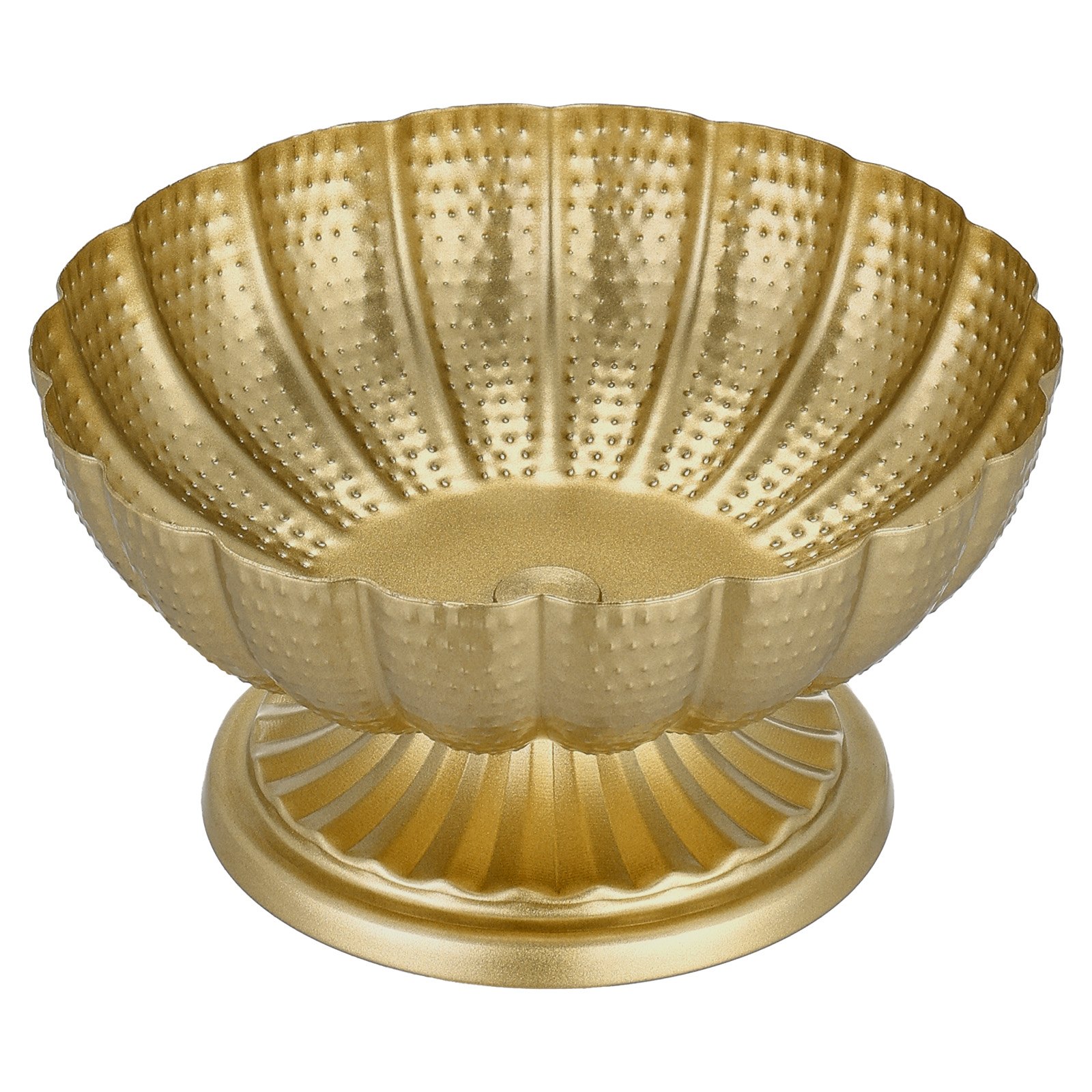 VEVOR 10 PCS Wedding Flower Vase, 12 cm Tall Mini Flower Table Centerpieces, Small Floral Bowl Decorative Easy Installation, Versatile Arrangement Stand for Party Events Home Decor Reception, Gold