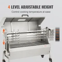 VEVOR Asador Asador Asador BBQ Parrilla Cerdo Cordero Pollo Asador 50W 132LBS