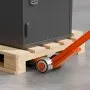 VEVOR Prylever Bar, 2994 kg Weight Capacity, 1.4 m Carbon Steel Handle Lever Dolly, Pry Lever Bar with Wheels for Large Pallets, Heavy Items, Concrete Blocks, Heavy Duty Equipment Handling