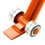 VEVOR Prylever Bar, 2994 kg Weight Capacity, 1.4 m Carbon Steel Handle Lever Dolly, Pry Lever Bar with Wheels for Large Pallets, Heavy Items, Concrete Blocks, Heavy Duty Equipment Handling