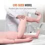 VEVOR Nursing Training Manikin, Male Life Size Demonstration Human Manikin for Nursing Training, Multifunctional Education Teaching Model Supplies, PVC Anatomical Mannequin Body Care Simulator Model
