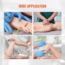 VEVOR Male/Female Manikin Model Anatomical Nursing Training Patient Care Teach