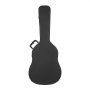 VEVOR Acoustic Guitar Hard Case, 1100 mm Gourd-Shaped Guitar Hard Case, With Lock Latch Key Handle, Thick PVC Padding Soft Lining Water-Resistant Hard Shell Guitar Case, for 990-1041 mm Guitar, Black