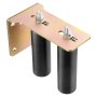 VEVOR Sliding Gate Kit, 6” Rolling Gate Hardware Kit with L-Bracket, Universal Adjustable Sliding Gate Rollers, Heavy Duty Sliding Gate Guide Roller for Sliding Gates and Rolling Door,Black