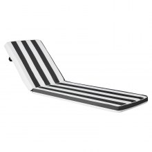 VEVOR Set of 2 Outdoor Chaise Lounge Chair Cushions 74 x 22 in Waterproof Thick