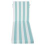VEVOR Chaise Lounge Cushion, 80 x 26 x 4 in, Set of 2 Outdoor Lounge Chair Cushions, Waterproof & Fade-Resistant Sun Lounger Cushions with Ties, Patio Lounger Pads for Pool Deck, Green & White Stripes