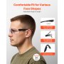 Safety Glasses Anti-Fog and Scratch-Resistant ANSI Z87.1+ Eye Goggles