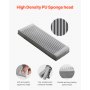 VEVOR Sponge Mop Replacement, 2-Piece, High Density Wider PU Sponge Mop Head Replacement with Hook & Loop, High Absorbency Head Replacement for VEVOR DS1362 Sponge Mop, Fit for Various Floors
