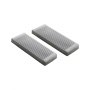 VEVOR Sponge Mop Replacement, 2-Piece, High Density Wider PU Sponge Mop Head Replacement with Hook & Loop, High Absorbency Head Replacement for VEVOR DS1362 Sponge Mop, Fit for Various Floors