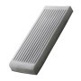 VEVOR Sponge Mop Replacement, 2-Piece, High Density Wider PU Sponge Mop Head Replacement with Hook & Loop, High Absorbency Head Replacement for VEVOR DS1362 Sponge Mop, Fit for Various Floors