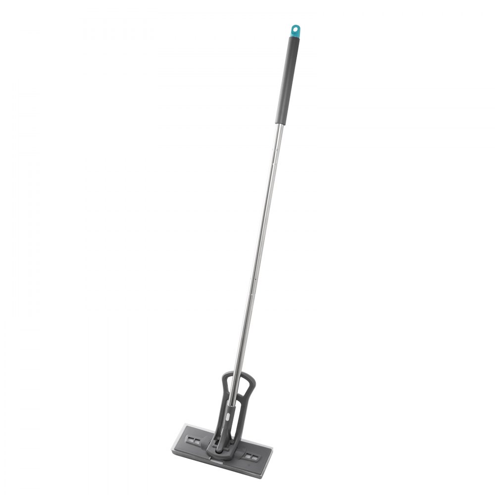 VEVOR Sponge Mop, High-Density PU Sponge Mop with 1 Pcs Sponge Mop Replacement , Easy to Squeeze Sponge Mop with Hook & Loop for Head Change, Fit for Various Floors’ Cleaning