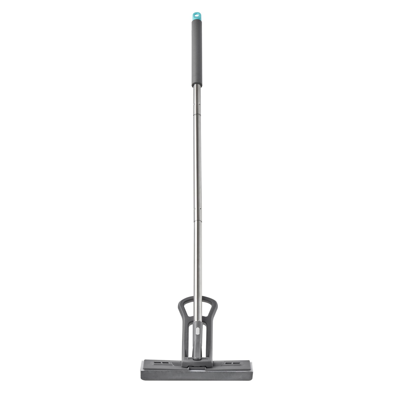 VEVOR Sponge Mop, High-Density PU Sponge Mop with 1 Pcs Sponge Mop Replacement , Easy to Squeeze Sponge Mop with Hook & Loop for Head Change, Fit for Various Floors’ Cleaning