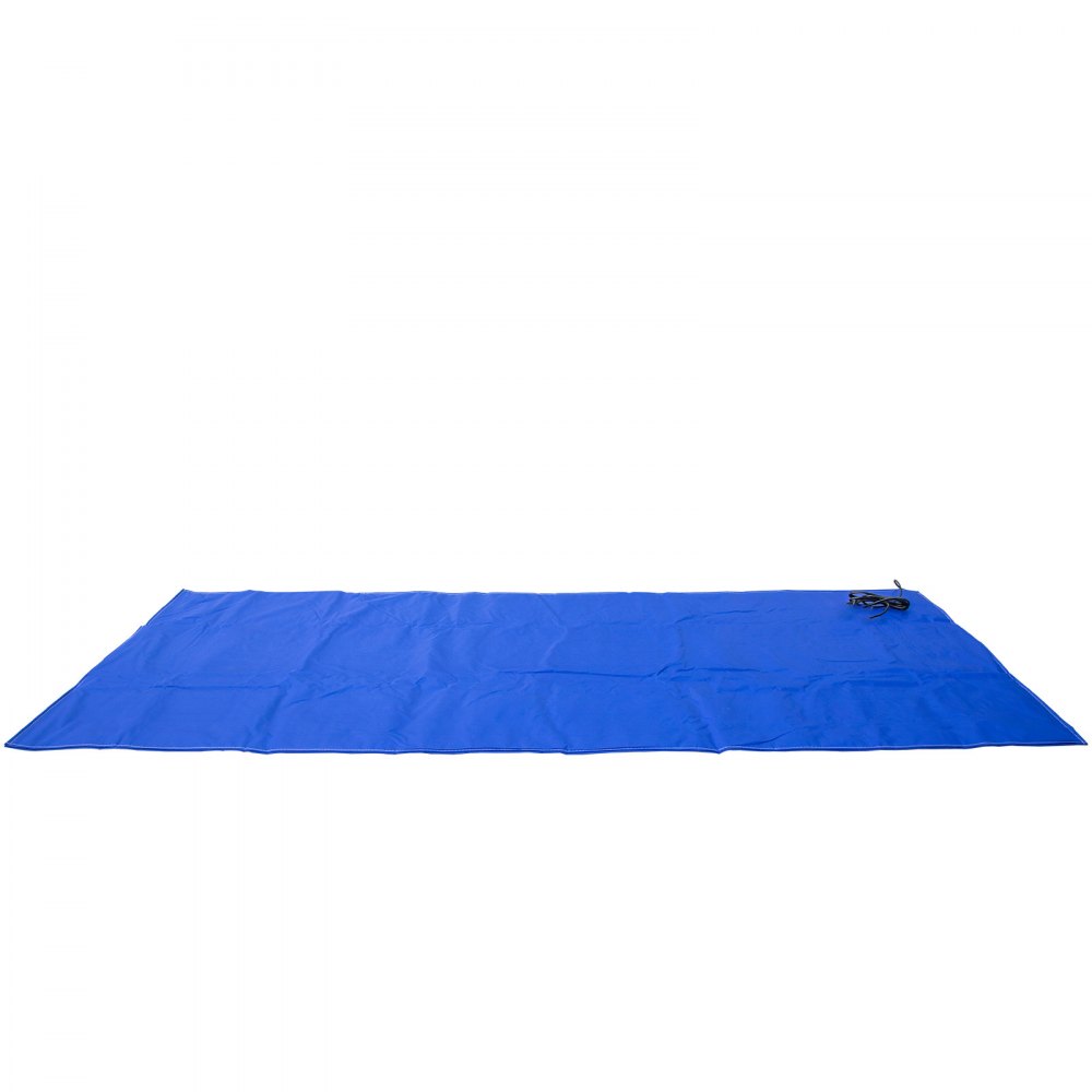 Manta de descongelación de suelo VEVOR, manta de curado de hormigón eléctrico con dimensiones calentadas de 5' x 10', dimensiones terminadas de 6' x 11', manta de hormigón de alta densidad, alfombrilla para derretir nieve trampas alfombrilla de pasarela calentada