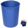 VEVOR 18.9L Bucket Liner for Concrete Mix, Reusable Silicone Mortar Bucket Liner for Thinset Paint Concrete Epoxy Mixing, Heavy-duty Grout Mixer Insert Tool with Graduated Measurements, Blue