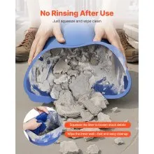5 Gallon Reusable Silicone Bucket Liner for Concrete Mortar Paint Mix