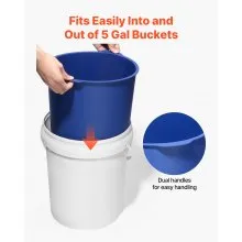5 Gallon Reusable Silicone Bucket Liner for Concrete Mortar Paint Mix