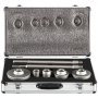 VEVOR Concrete Hole Saw Kit, 1-2/11\", 1-3/5\", 2-9/16\", 3-5/32\", 3-15/16\" Drill Bit Set SDS Plus & SDS MAX Shank Wall Hole Cutter with a 4-1/3\" Connecting Rod for Concrete, Cement, Stone Wall, Ma
