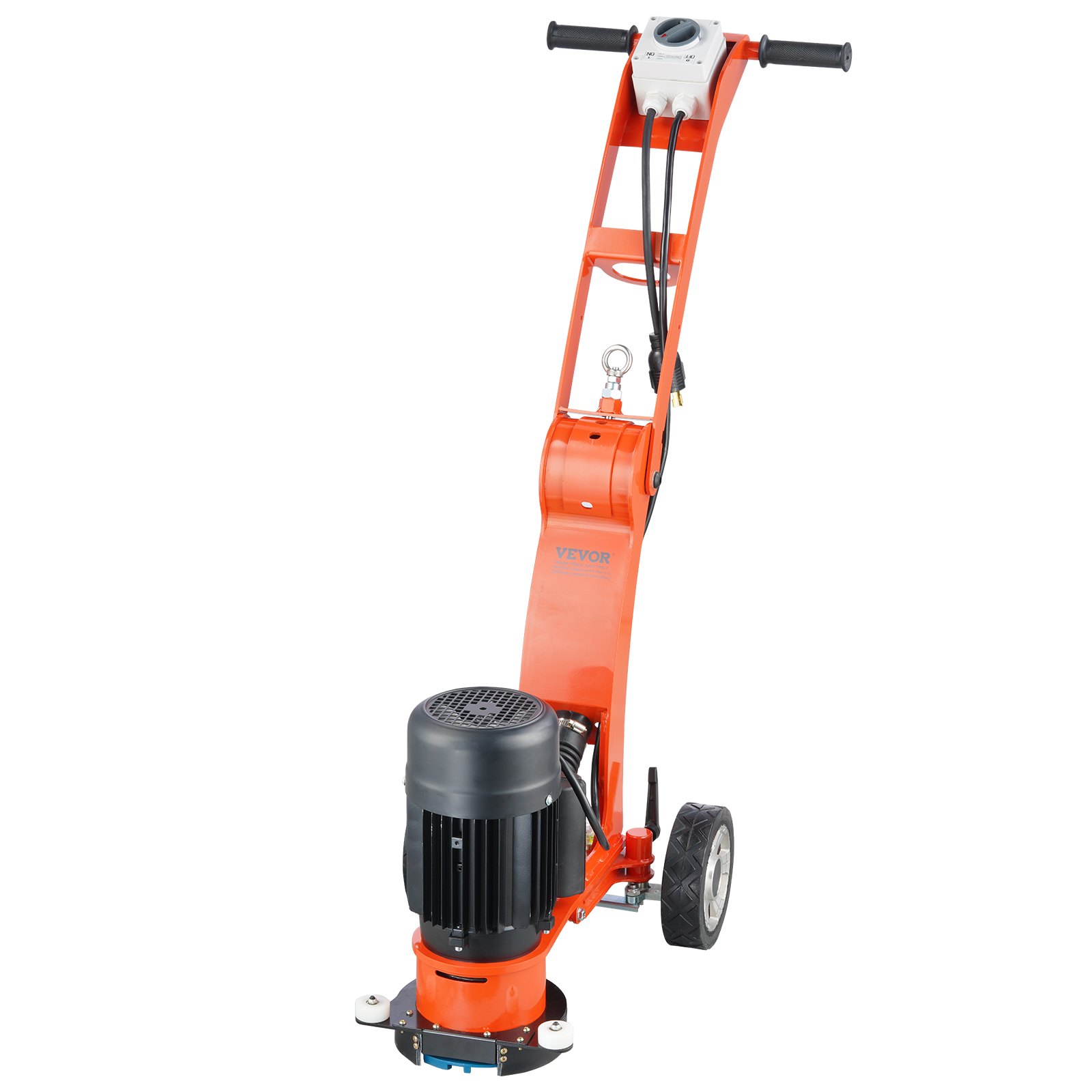 VEVOR Concrete Floor Grinder 7"/17.8 cm Walk-Behind Polisher 2.0HP Adjustable Machine