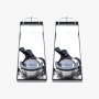 pair of VEVOR concrete knee boards with black adjustable straps on white background.