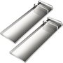 VEVOR 28" x 8" Concrete Knee Boards Slider Knee Boards, Kneeler Board Stainless Steel Kneeboards, Concrete Board Slider Tools, Pair Moving Sliders w/ Round Conner, for Cement & Concrete Finishing