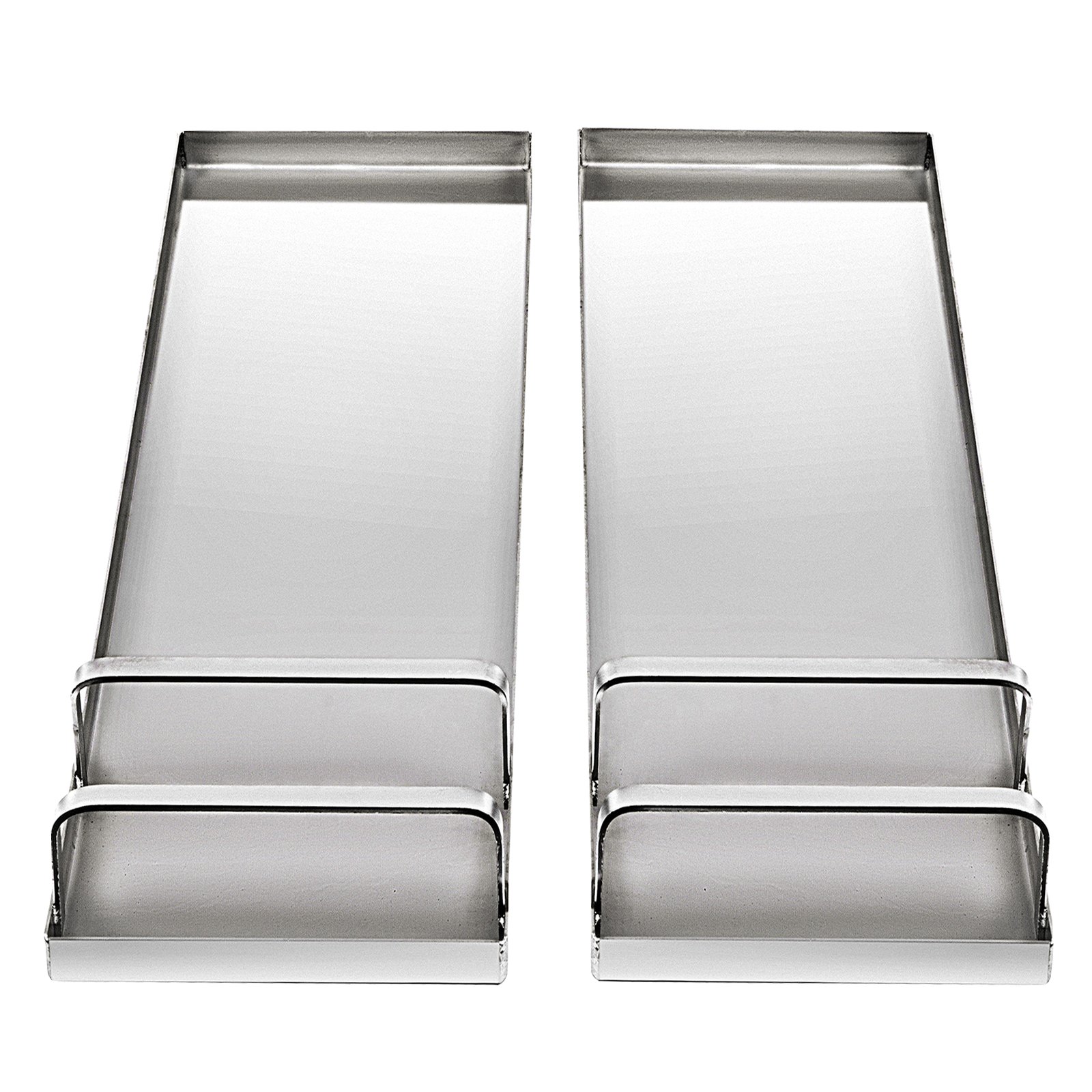 VEVOR Concrete Knee Boards 28” x 8” Slider Knee Boards, Kneeler Board Stainless Steel Kneeboards, Concrete Board Slider Tools, Pair Moving Sliders w/ Rouned Conner, for Cement & Concrete Finishing