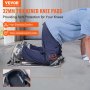 VEVOR 76.2cmx20.32cm Concrete Knee Boards Slider Knee Boards Kneeler Board Stainless Steel Kneedboards Concrete Sliders Pair Moving Sliders with Concrete Knee Pads & Board Straps for Concrete Finishin