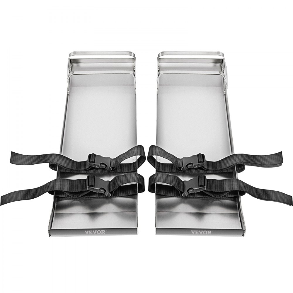 VEVOR Concrete Knee Boards 70cm x 20cm Slider Knee Boards, Kneeler Board Stainless Steel Kneeboards, Concrete Sliders Pair Moving Sliders, with Concrete Board Straps for Cement and Concrete Finishi