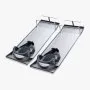 VEVOR Concrete Knee Boards Stainless Steel, 30'' x 10'' Concrete Sliders, Knee Boards For Concrete, Concrete Knee Pads Moving Sliders, with Knee Pads & Board Straps for Cement and Concrete Finishing