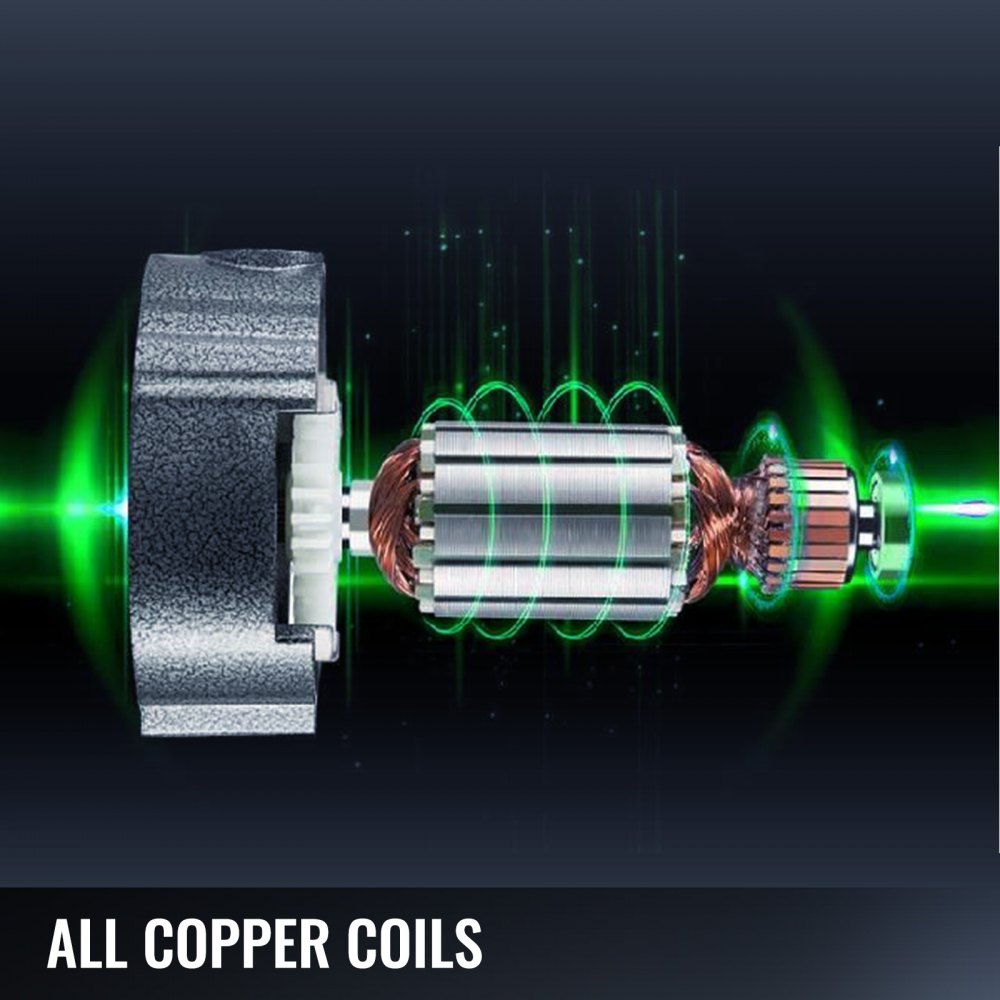 1300W Electric Concrete Vibrator 1.5M Hose Metal screw thread Nylon Shell