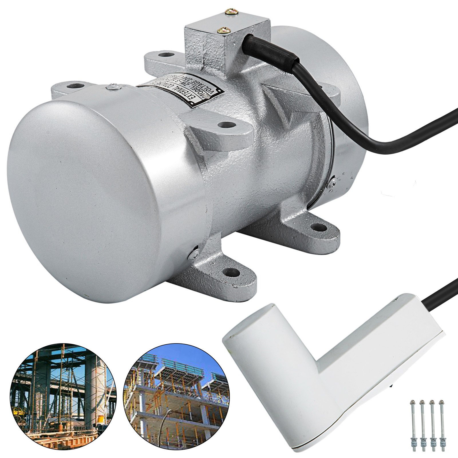 Concrete Vibrator 550W Electric 350kgf 2480RPM Cast Iron Motor Table Motor Power