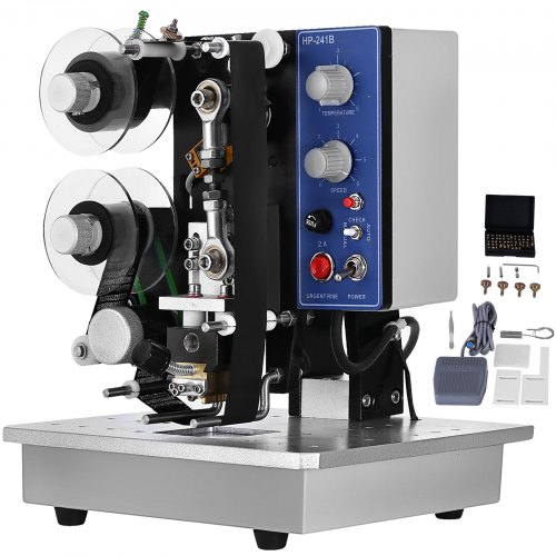 Brand Semi-automatic Electric Coder Hot Stamp Ribbon Coding Printer Machine