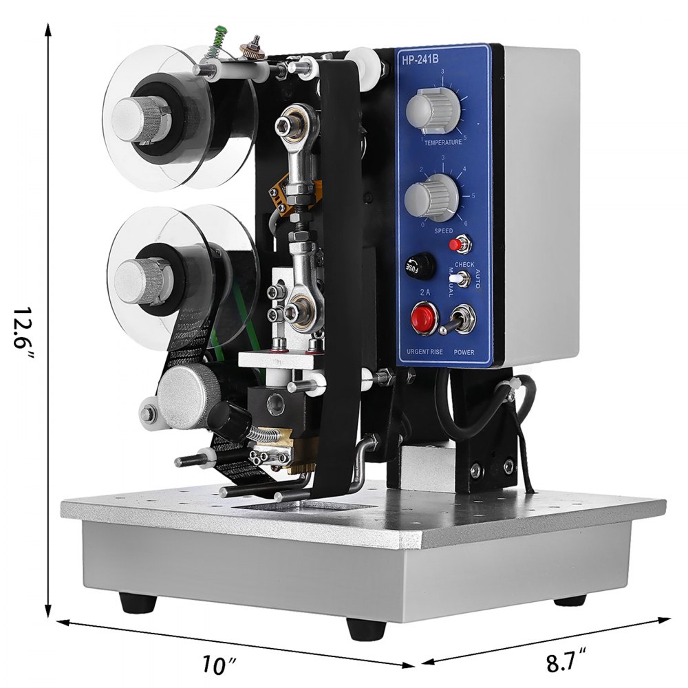 Brand Semi-automatic Electric Coder Hot Stamp Ribbon Coding Printer Machine